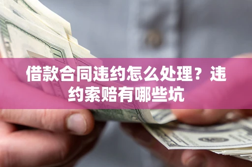 武汉借款合同违约怎么处理？违约索赔有哪些坑