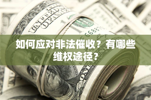 武汉如何应对非法催收？有哪些维权途径？