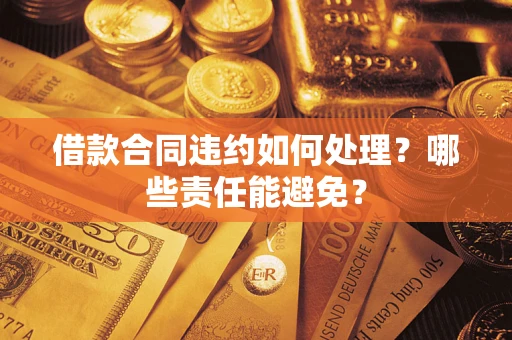 武汉借款合同违约如何处理？哪些责任能避免？
