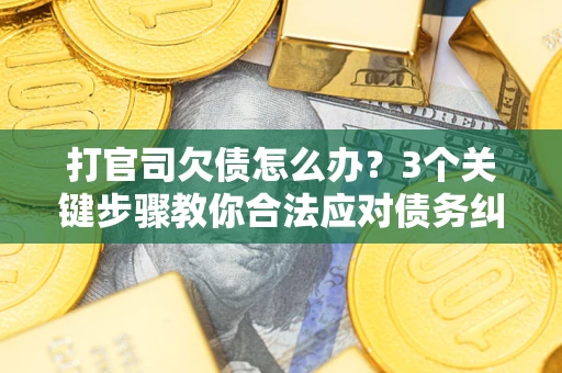 武汉打官司欠债怎么办？3个关键步骤教你合法应对债务纠纷