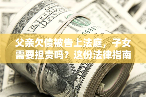 武汉父亲欠债被告上法庭，子女需要担责吗？这份法律指南必须看完