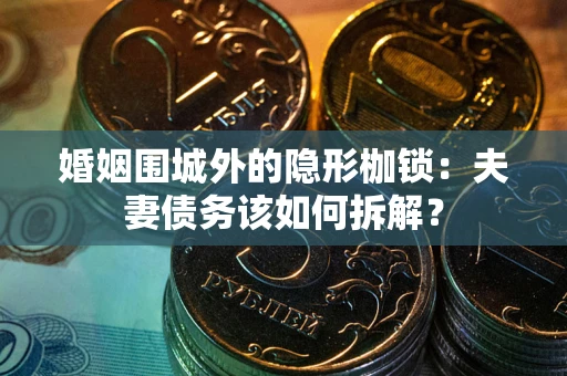 武汉婚姻围城外的隐形枷锁：夫妻债务该如何拆解？